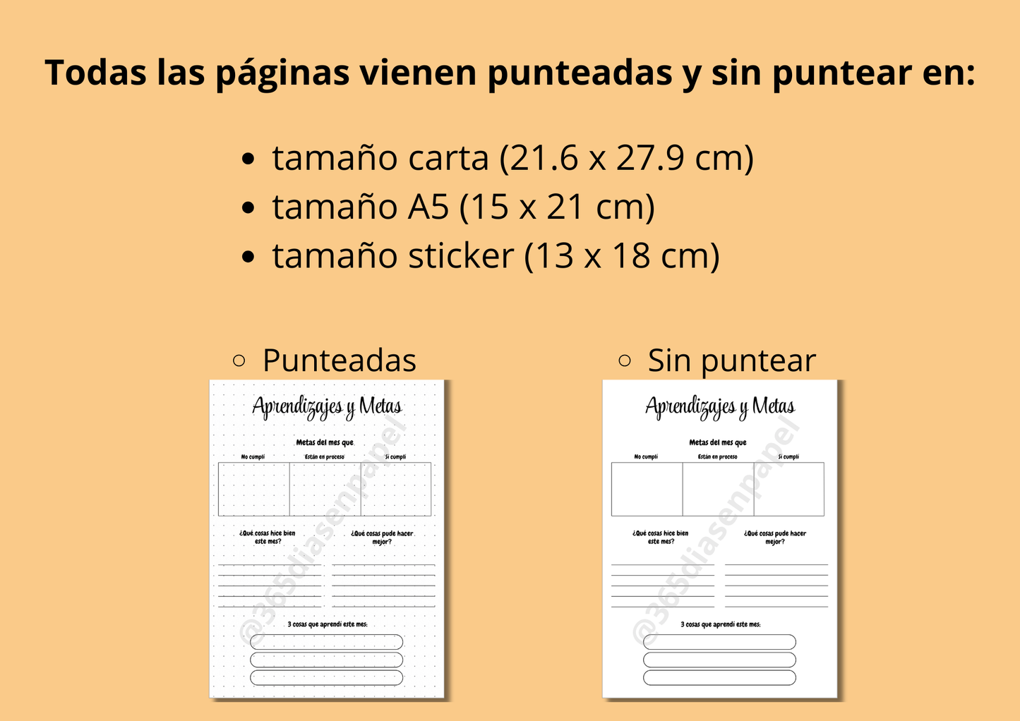Reflexión de día, semana y mes
