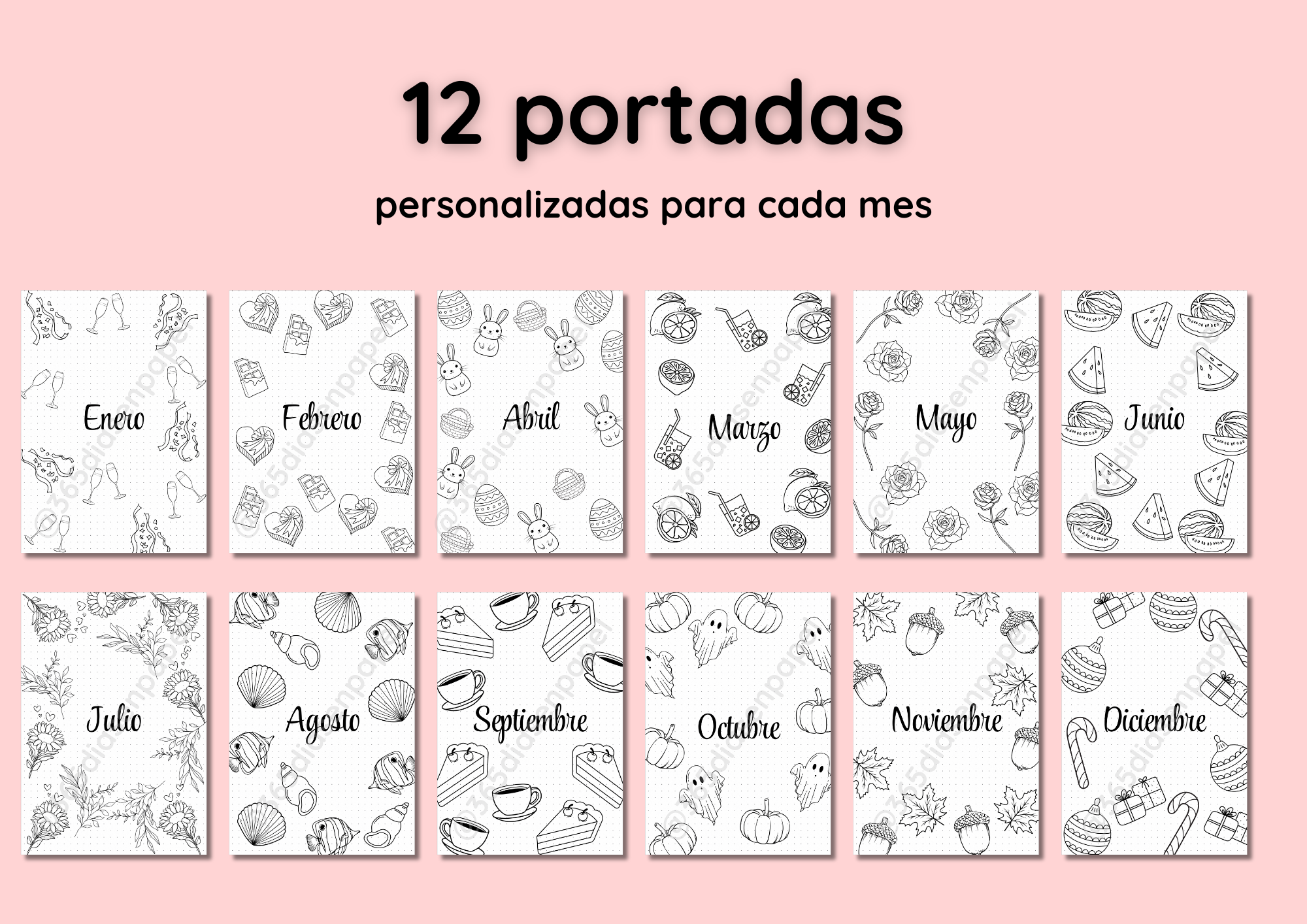 Journal Mi Año en Papel (Atemporal)