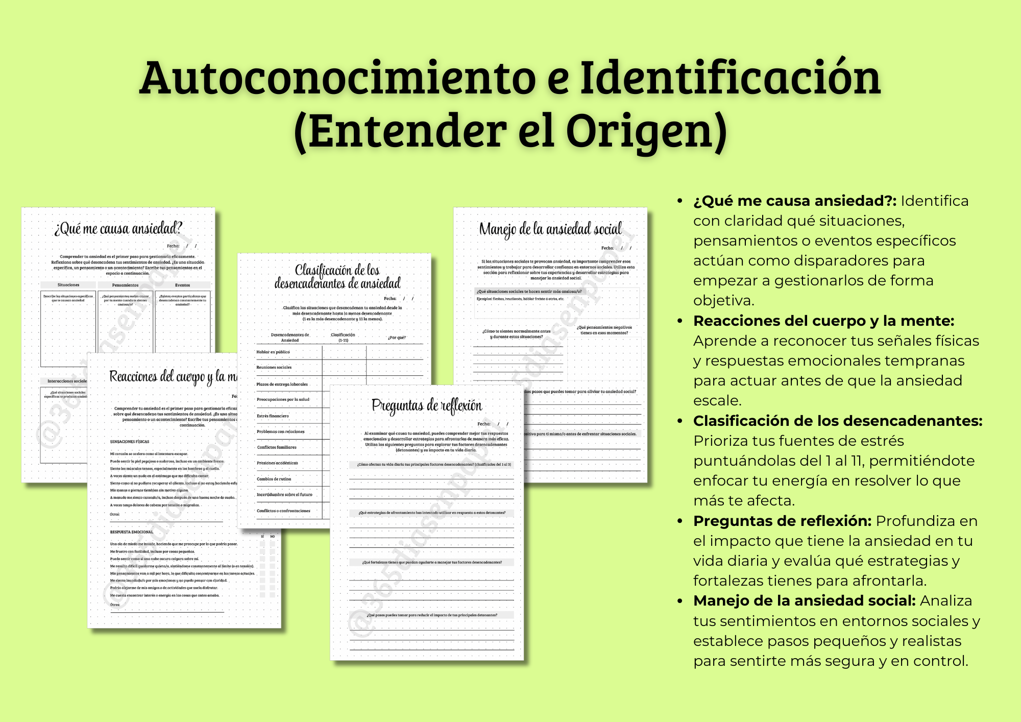 Journal para la Ansiedad