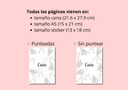 Portadas y calendarios mensuales (24 páginas)