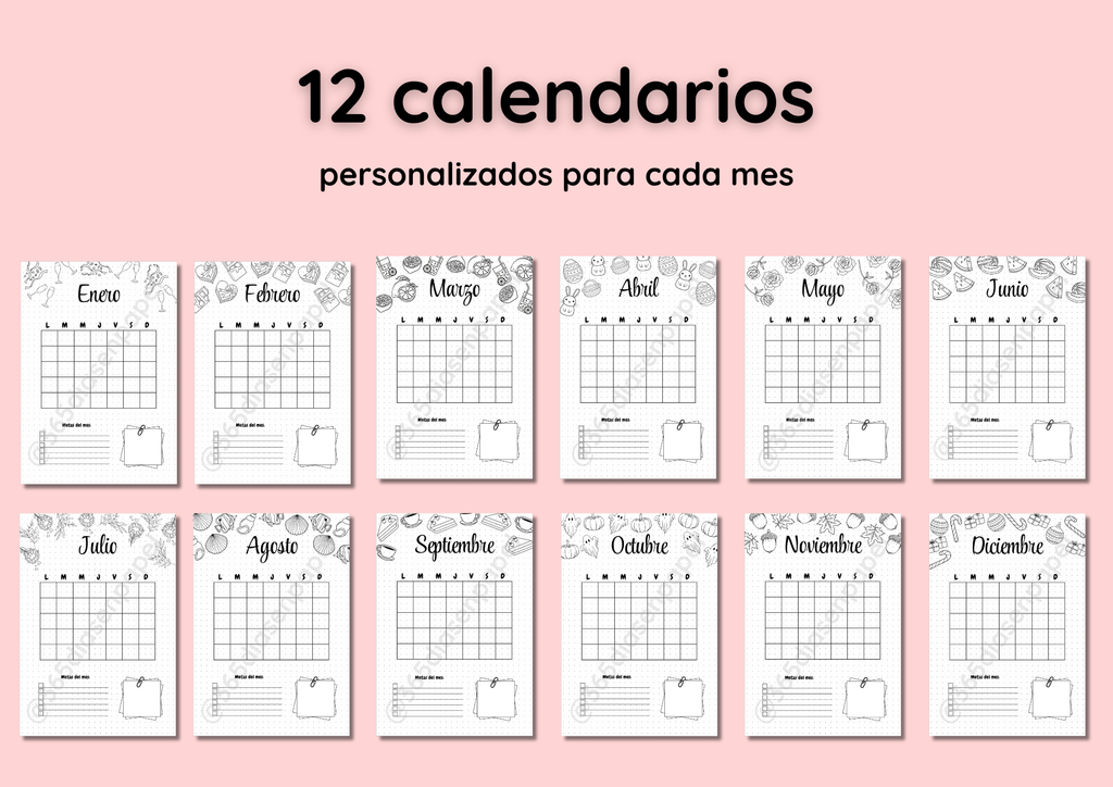 Journal Mi Año en Papel (Atemporal)