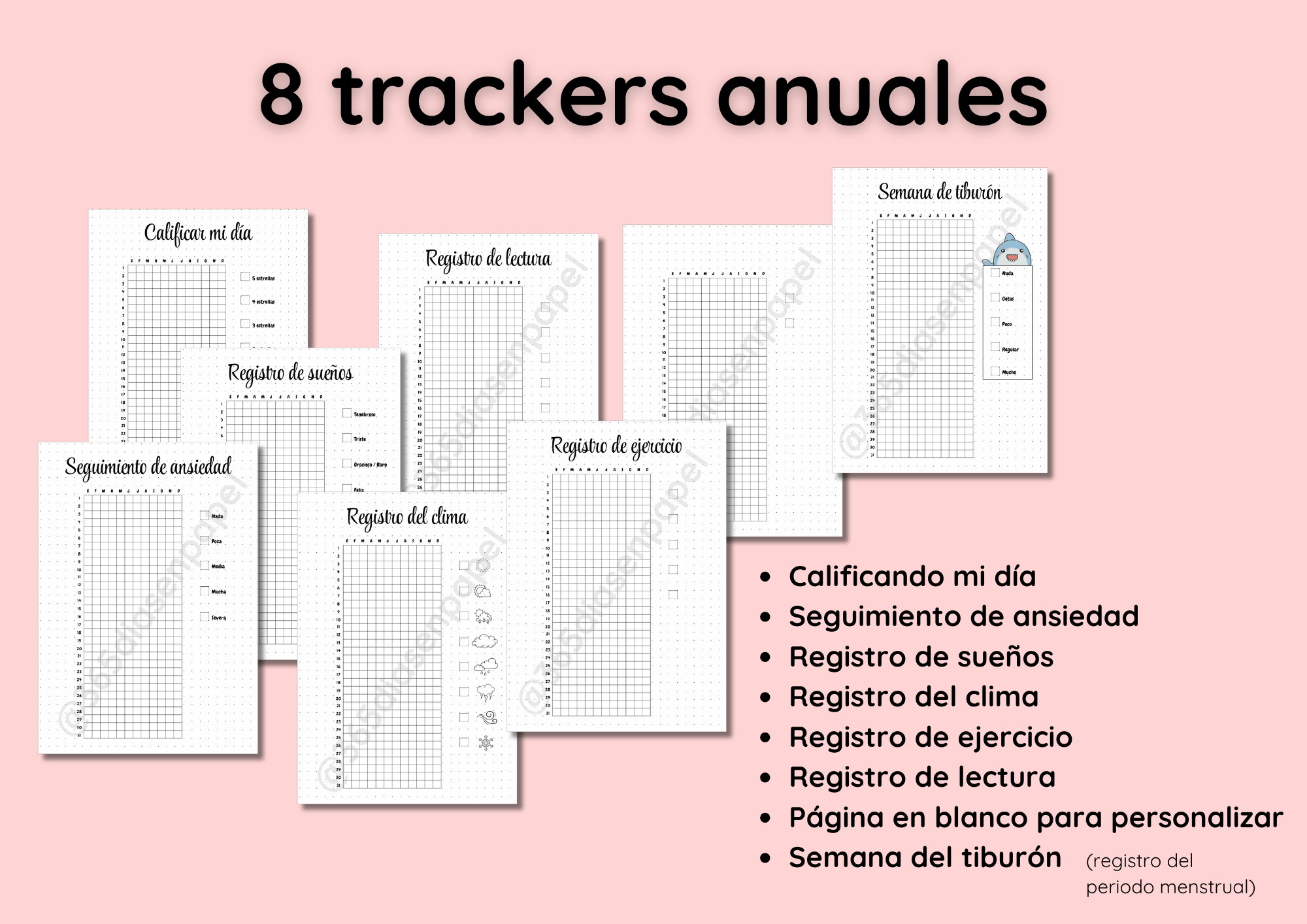 Journal Mi Año en Papel (Atemporal)