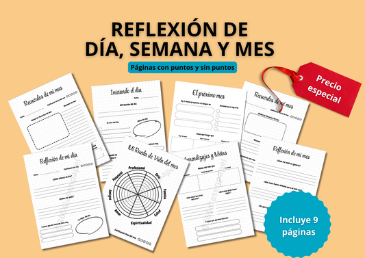 Reflexión de día, semana y mes