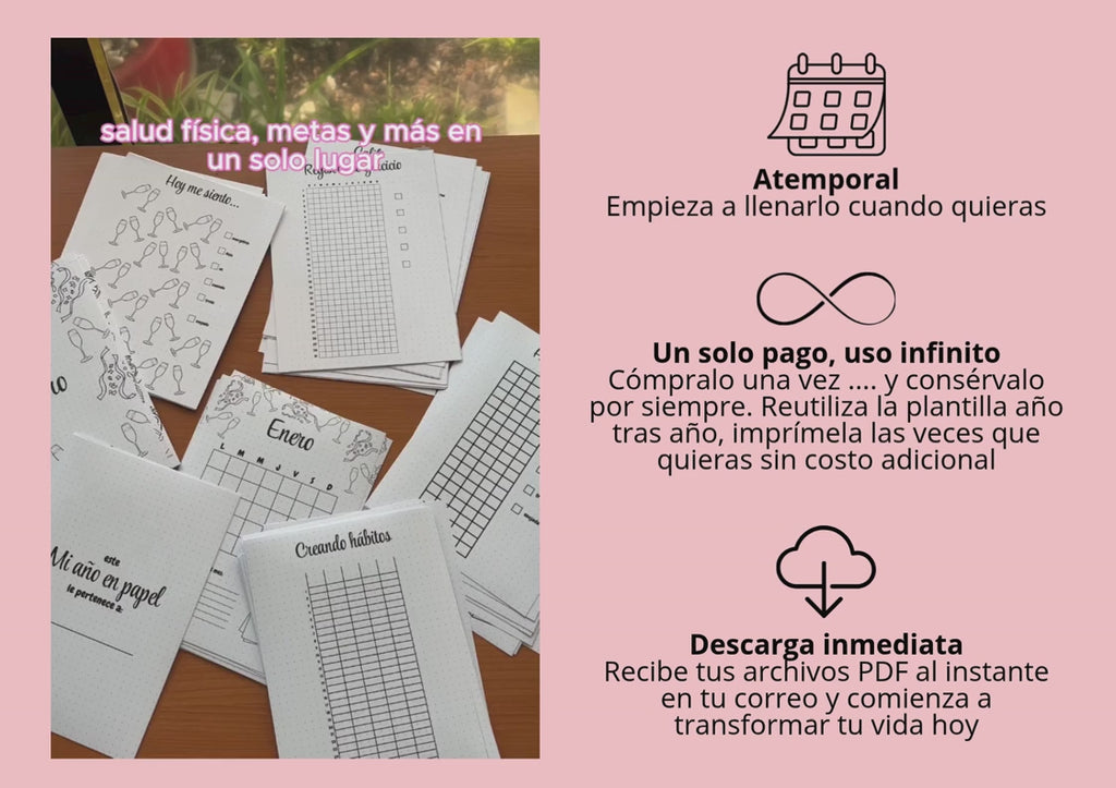 Journal Mi Año en Papel (Atemporal)