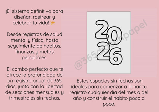 Journal Mi Año en Papel (2026)